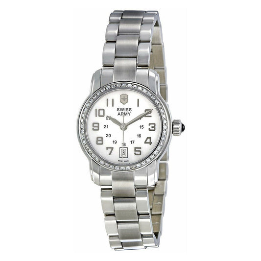 Victorinox Swiss Army 241057 Vivante Mother of Pearl Dial Diamond Bezel Ladies Watch