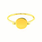 14k Yellow Gold Ring with Polished Oval